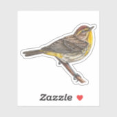 Palm Warbler Sticker (Vel)