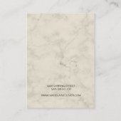 Palm Waterverf Ketting Display Visitekaartje (Achterkant)