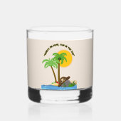 PALM WHISKY GLAS (Achterkant)