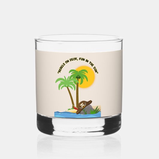 PALM WHISKY GLAS (Achterkant)