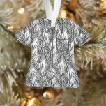 Palm Whisperer Hawaiian Tropical Aloha Shirt-Black Ornament<br><div class="desc">Neutrale kleuren van zwart en grijs. Waterverf schilderde wuivende handpalmen creëer dit alloverpatroon dat is geïnspireerd op een Hawaïaanse namiddag. Kleuren creëer zijn de illustraties van de wind tussen de palmbladeren.</div>