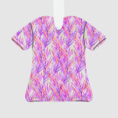 Palm Whisperer Hawaiian Tropical Aloha Shirt- Roze Ornament (achterkant)