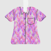 Palm Whisperer Hawaiian Tropical Aloha Shirt- Roze Ornament (voorkant)