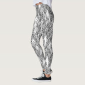 Palm Whisperer Hawaiian Tropical Grey Leggings (Links)