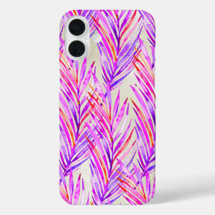 Palm Whisperer Hawaiian Tropisch Roze iPhone 16 Plus Hoesje