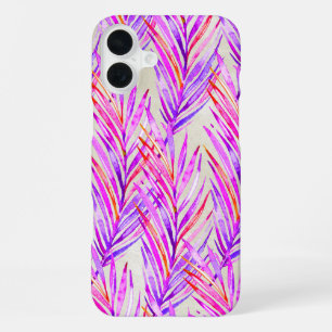 Palm Whisperer Hawaiian Tropisch Roze iPhone 16 Plus Hoesje