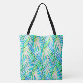 Palm Whisperer Hawaiian Tropische Cool Tote Bag (Achterkant)