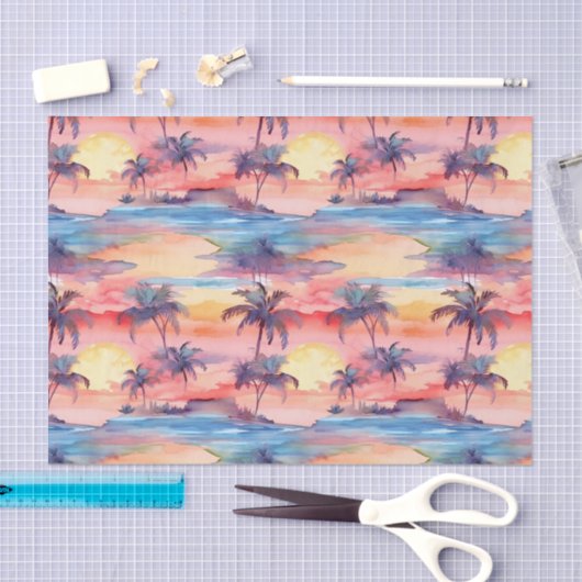 Palm zomer tissuepapier (Craft)
