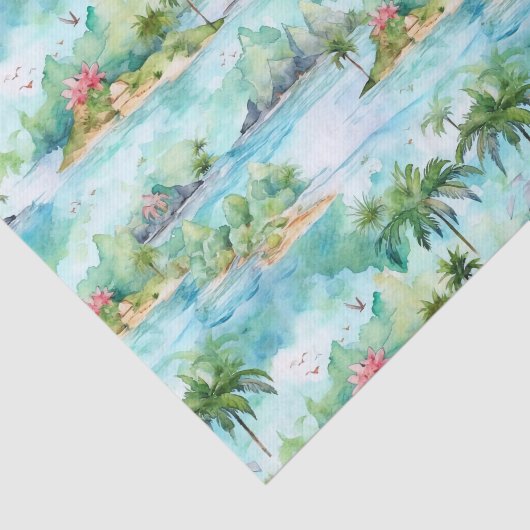 Palm zomer tissuepapier (Detail)