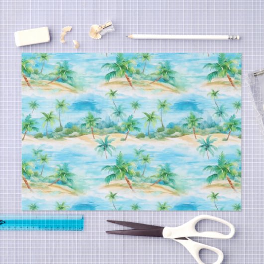Palm zomer tissuepapier (Craft)