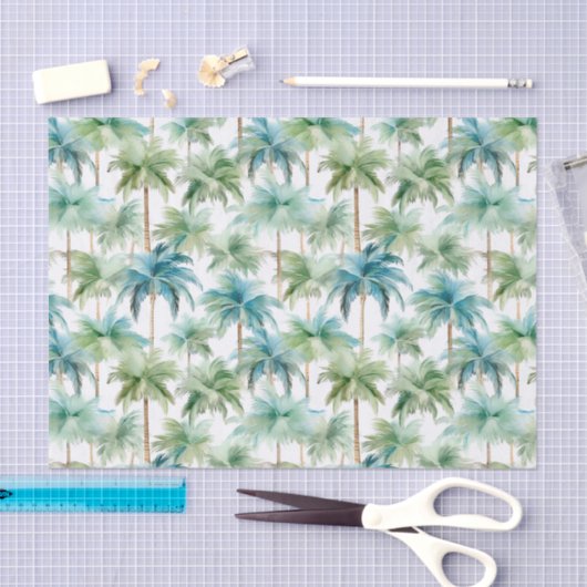 Palm zomer tissuepapier (Craft)