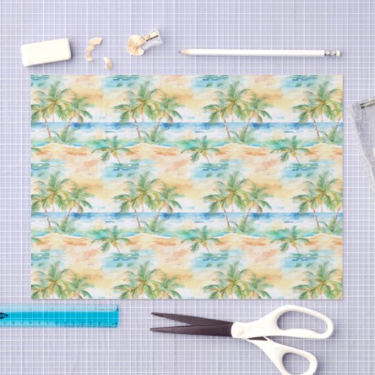 Palm zomer tissuepapier (Craft)