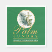 Palm zondag Heilige Week Papier Servet (Voorkant)