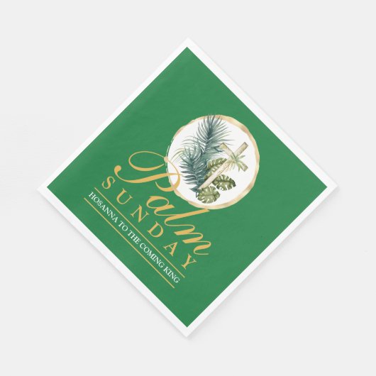 Palm zondag Heilige Week Papier Servet (Hoek)