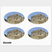 Palma Cathedral Ovale Sticker (Vel)