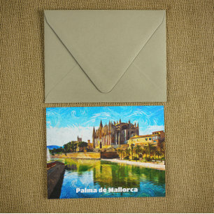 Palma de Mallorca Baleares olieverf Briefkaart