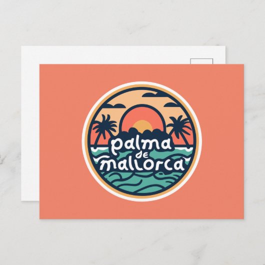 Palma de Mallorca Briefkaart (Voorkant / Achterkant)