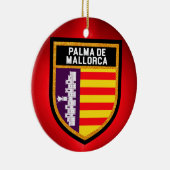 Palma de Mallorca Flag Keramisch Ornament (Rechts)