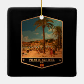 Palma de Mallorca Keramisch Ornament (Achterkant)