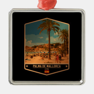 Palma de Mallorca Metalen Ornament