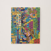  Palma de Mallorca Modern Pop Art Legpuzzel (Verticaal)
