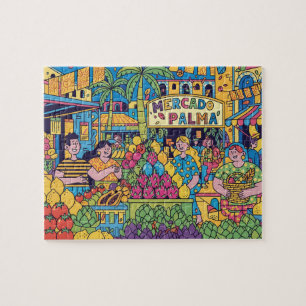 Palma de Mallorca moderne popart Legpuzzel