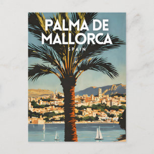 Palma de Mallorca Nostalgisch Spanje Retro Reizen Briefkaart