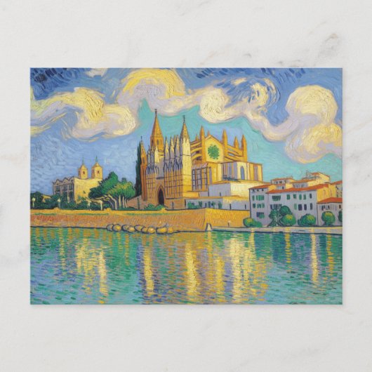 Palma de Mallorca Painting Briefkaart (Voorkant)