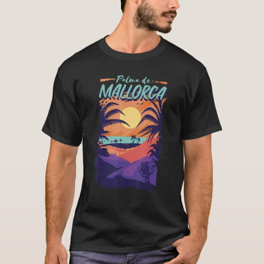 Palma de Mallorca  Palma de Mallorca Spain Beach T-shirt (Voorkant)