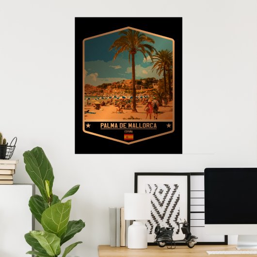 Palma de Mallorca Poster (Thuiskantoor)