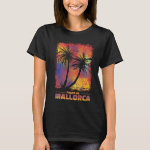 Palma de Mallorca Retro Paradise T-shirt