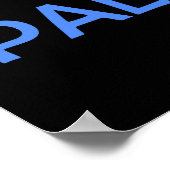 Palma de Mallorca Retro Travel Poster (Hoek)