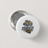 Palma de Mallorca Ronde Button 3,2 Cm (Voorkant /achterkant)