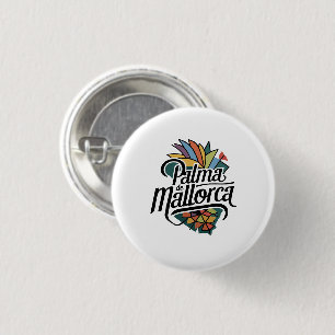 Palma de Mallorca Ronde Button 3,2 Cm