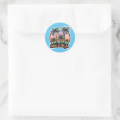 Palma de Mallorca Ronde Sticker (Tas)