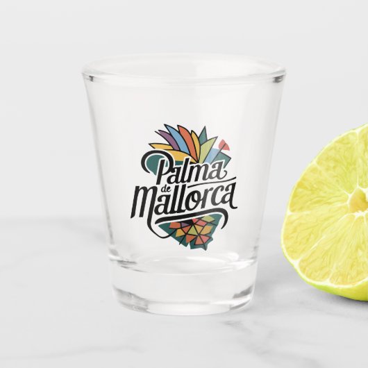 Palma de Mallorca Shot Glas (Voorkant)