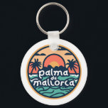 Palma de Mallorca Sleutelhanger<br><div class="desc">Breng uw zintuigen naar de zonovergoten kusten van Mallorca met ons Spanje-geïnspireerde ontwerp. Dit mediterrane meesterwerk vangt de essentie van het leven op het eiland, het mengen van de allure van Balearen charme met de levendige energie van Palma. Dompel uzelf onder in het mooie Majorca door middel van deze reis-thema...</div>