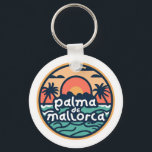 Palma de Mallorca Sleutelhanger<br><div class="desc">Breng uw zintuigen naar de zonovergoten kusten van Mallorca met ons Spanje-geïnspireerde ontwerp. Dit mediterrane meesterwerk vangt de essentie van het leven op het eiland, het mengen van de allure van Balearen charme met de levendige energie van Palma. Dompel uzelf onder in het mooie Majorca door middel van deze reis-thema...</div>