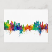 Palma de Mallorca Spain Skyline Briefkaart (Voorkant)