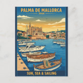 Palma de Mallorca Spain Vacation Briefkaart (Voorkant)