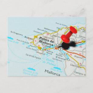 Palma de Mallorca, Spanje Briefkaart