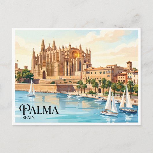 Palma de Mallorca Spanje Briefkaart (Voorkant)