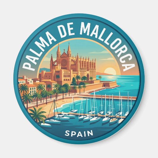 Palma de Mallorca Spanje Magneet (Voorkant)