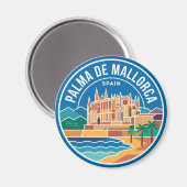 Palma de Mallorca Spanje Magneet (Voorkant / Achterkant)