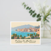 Palma de Mallorca Spanje Pastelreizen Briefkaart (Staand voorkant)