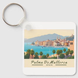 Palma de Mallorca Spanje Pastelreizen Sleutelhanger