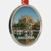 Palma de Mallorca Spanje Reizen Metalen Ornament (Rechts)