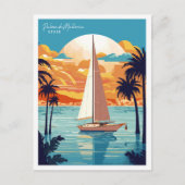 Palma de Mallorca Spanje vintage reizen Briefkaart (Voorkant)