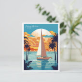 Palma de Mallorca Spanje vintage reizen Briefkaart (Staand voorkant)