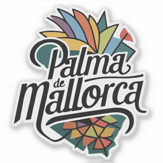 Palma de Mallorca Sticker (Voorkant)